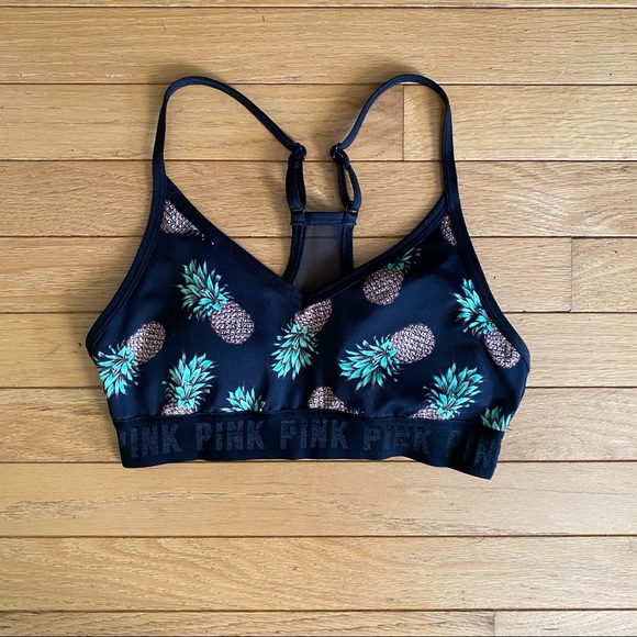Victoria's Secret PINK Sports Bra with Pineapple Print - Picture 5 of 9